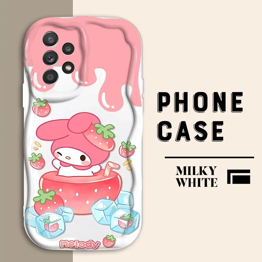 Sanrio Cinnamon Roll Soft Phone Cover Case for Samsung Galaxy A32 A54 A36 A23 A56 A24 A53 A35 A52 A55 A25
