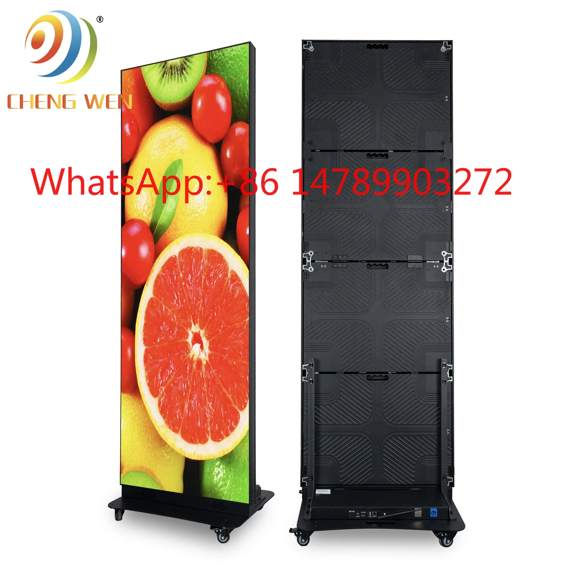 

P2.5 GOB Foldable LED Poster Church Stage 1000cd Indoor Event Advertising Panel