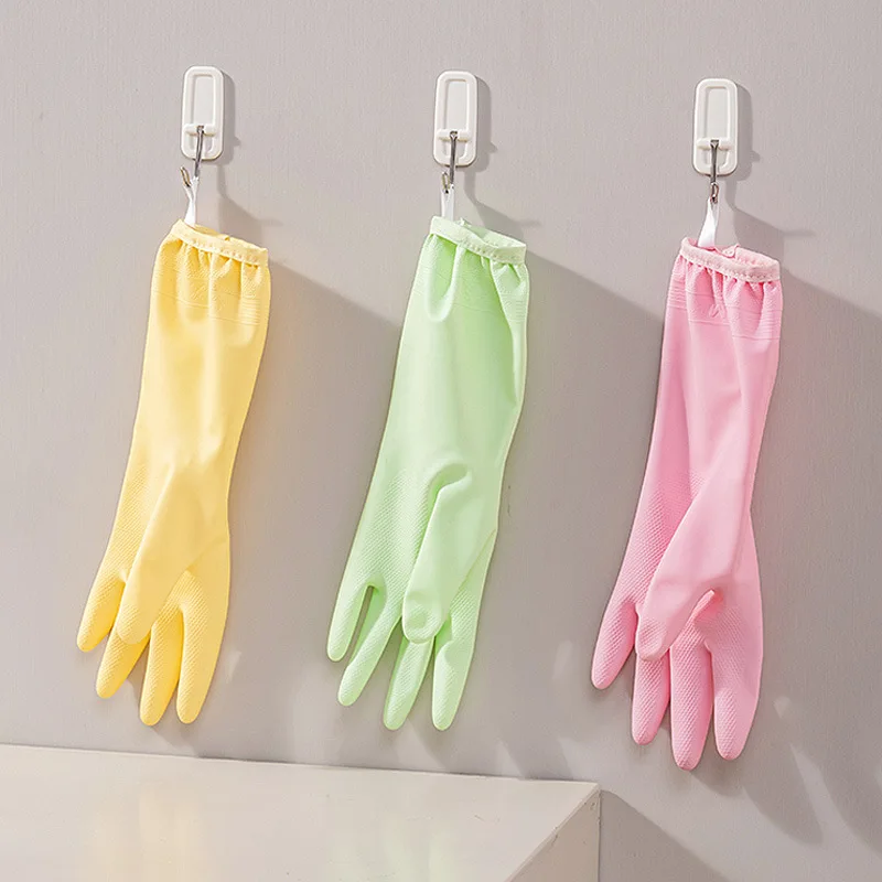 Home Kitchen Dishwashing Gloves, Waterproof and Durable, for Cleaning and Laundry, Made of Household Rubber Latex