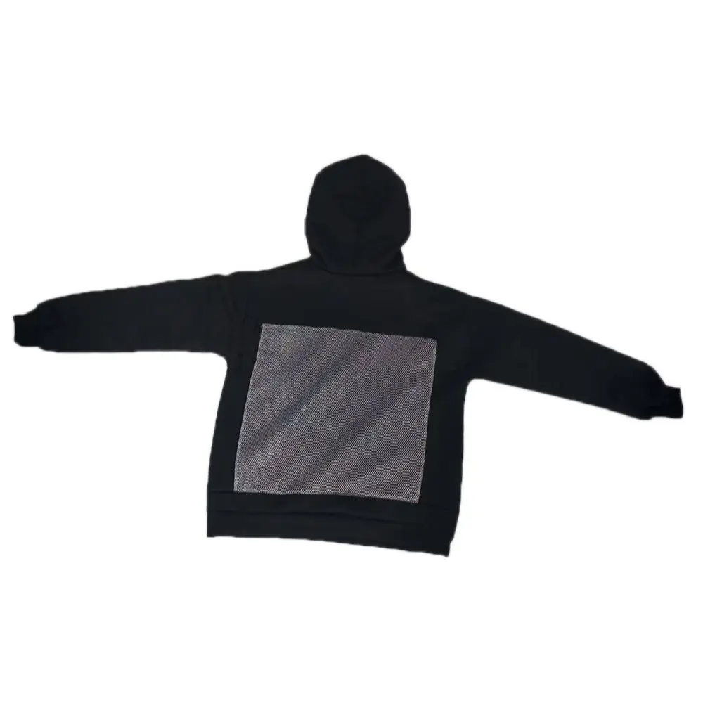 البوليستر مثير جوفاء شبكة هوديي مثير شفافة محب الملابس شفافة البلوز البلوز القوطية