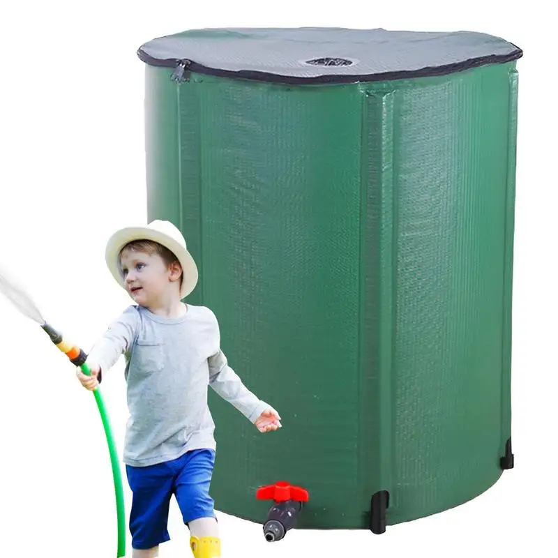 

100/225L Rain Water Recovery Storage Tank Garden Irrigation Water Bucket Collapsible Rain Barrel Rainwater Collection Container