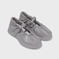 Autumn Women's Black Ballet Shoes Flat Cross Strap Functional Shoes Comfortable Soft Bottom Mary Jane Shoes Ballet Sneakers