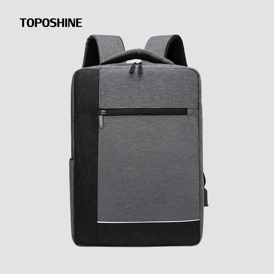 

Toposhine Unique High Quality 15.6 Inch Laptop Backpack Men Casual Waterproof Travel Backpack Fashion School Teenagers Backpack