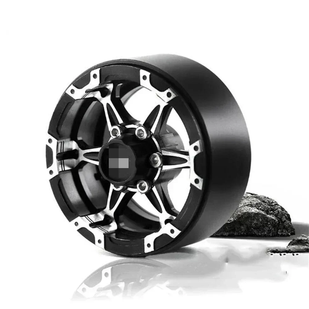 4 قطعة استبدال 1.9 بوصة عجلات سبائك الألومنيوم لسيارة TRX4 D90 RC #5