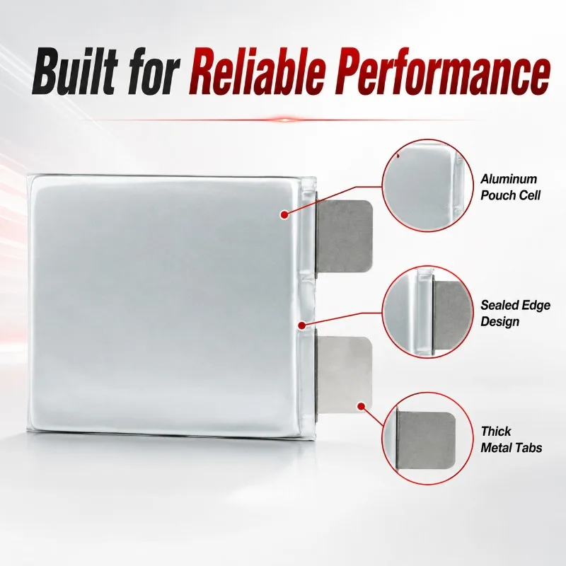68688 3.7V 3200mAh 45C Polymer Lithium Battery Cell High Drain Rechargeable for Car Emergency Jump Starter Power Battery Cell
