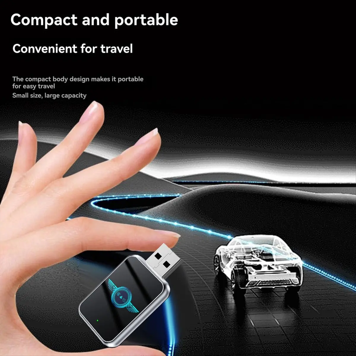 

Перфональный беспроводной адаптер Carplay Mirror Link 3 в 1 Carplay Android Auto USB-адаптер Bluetooth + Wi-Fi Проводной Carplay к беспроводному A