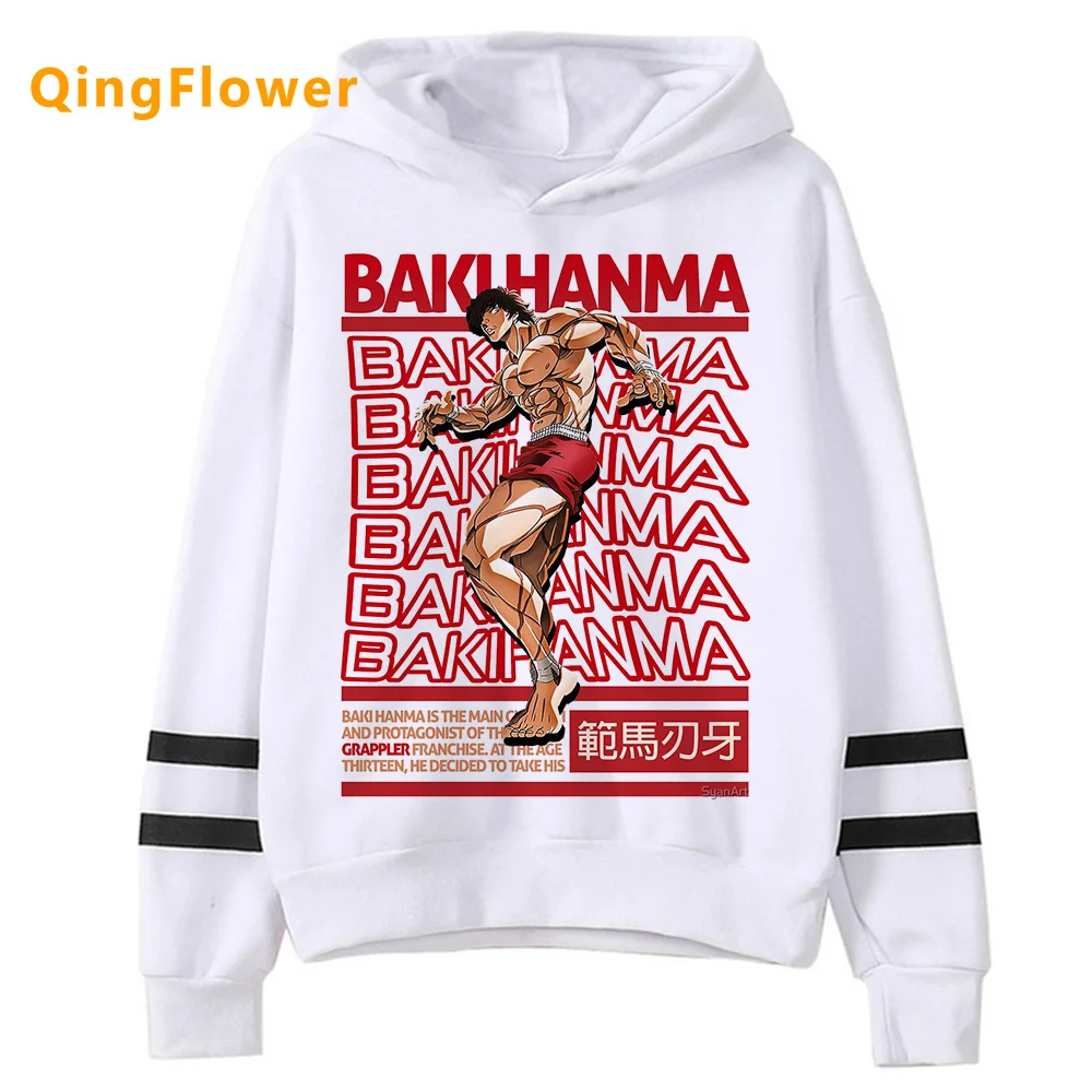 

Baki hoodies women japanese 2023 aesthetic graphic Hooded Shirt Hood women gothic sweatshirts