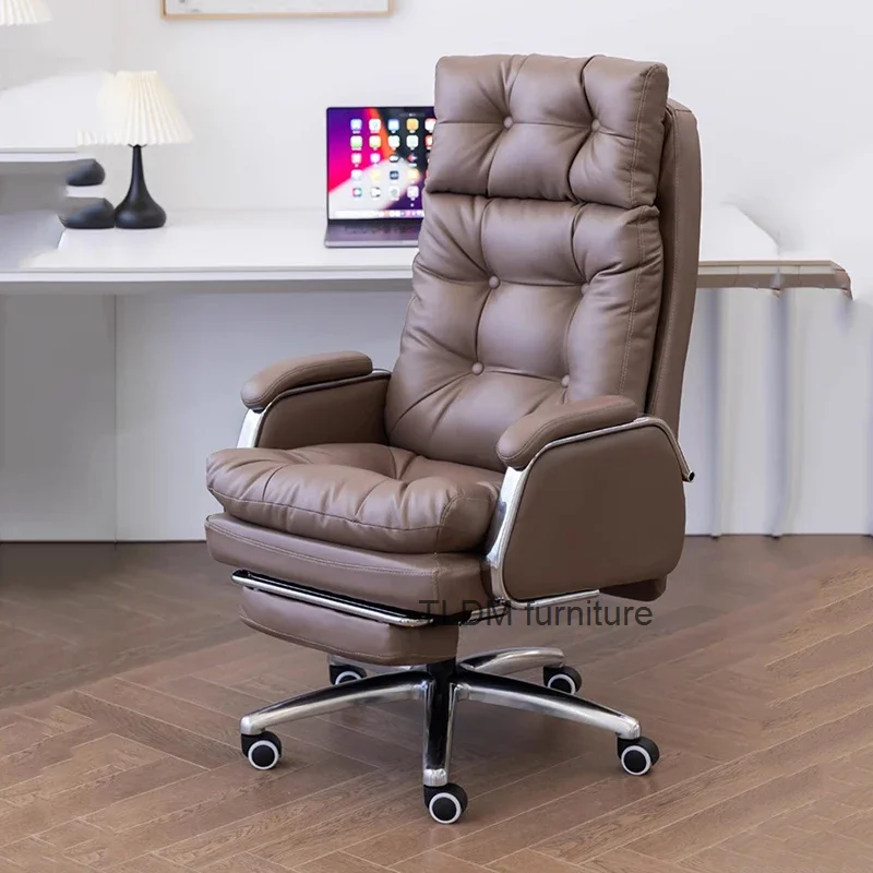 

Modern administrative office chairs, lazy and comfortable armchairs, lounge cushions, reading Nordic office chairs, wheels,