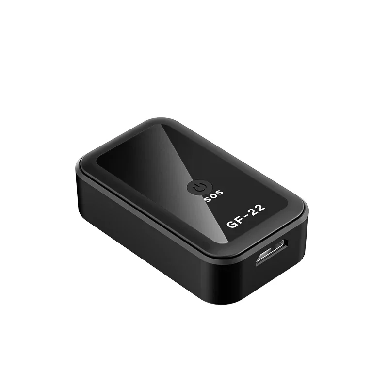 Rastreador de coche GF-22, Mini localizador GPS para coche, dispositivo de seguimiento de grabación antipérdida con Control de voz, teléfono, Wifi + LBS + posición AGP