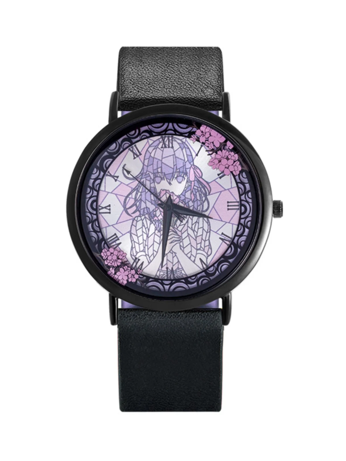 Anime Fate Stay Night Heaven's Feel Sakura Matou Watch Fashion Cherry Waterproof Watches for Student Doujin Gifts