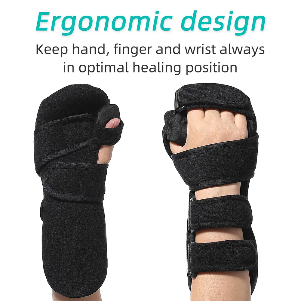 

Hand Fixed Brace, Palm Wrist Joint Fixed Support Hand Splint,For Hand & Wrist Injuries Fractures Post-Surgery Injury Recovery,