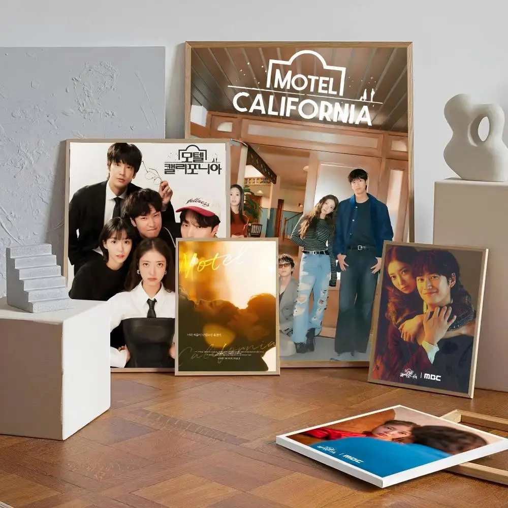 M-Motel C-California Poster Prints Wall Art Pictures For Modern Bedroom Game Room Home Aesthetic Room Deco
