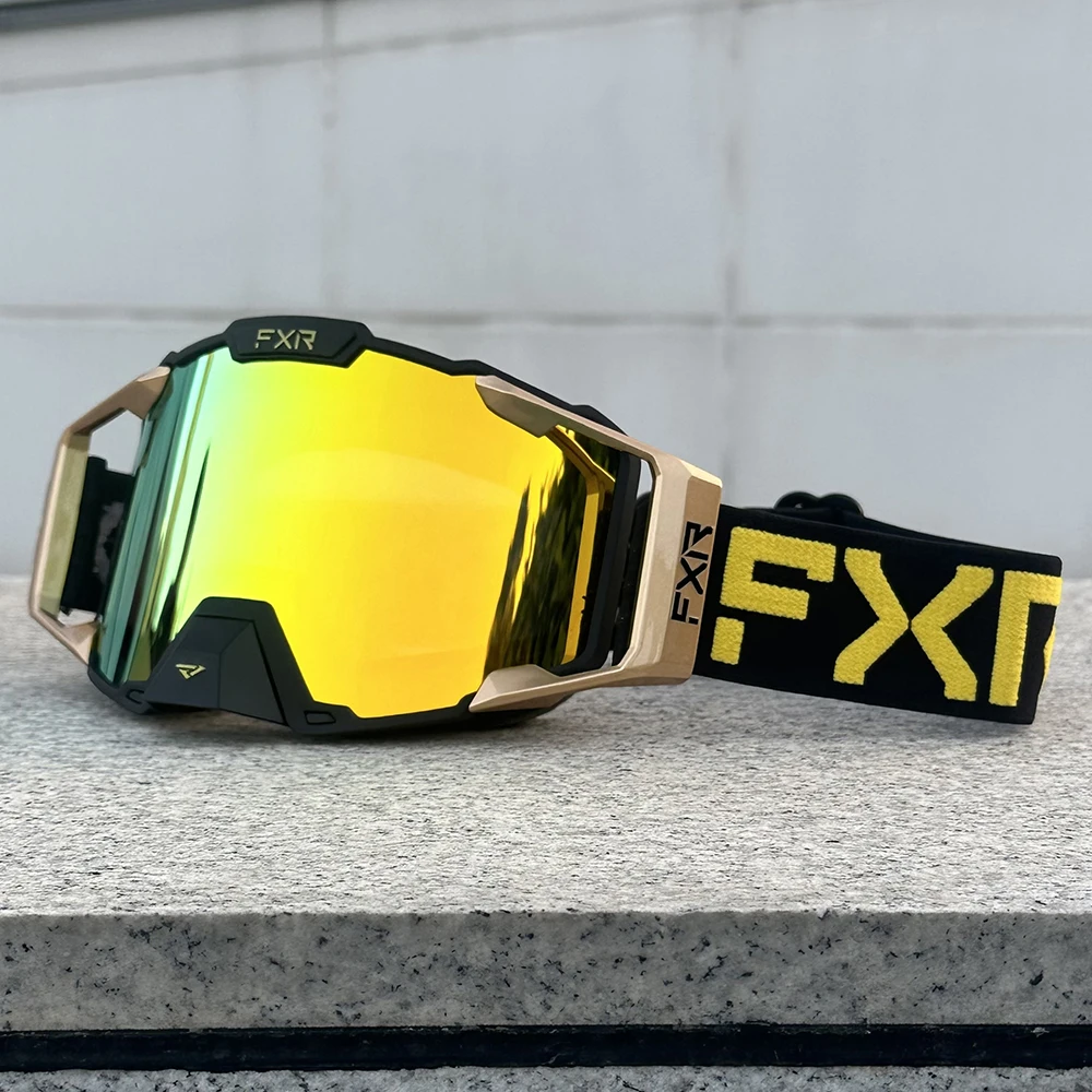 

FXR мотоциклетные очки, двухслойные противотуманные линзы, очки для мотокросса, велосипед для бездорожья, квадроцикл, лыжные очки, мото уличные велосипедные солнцезащитные очки