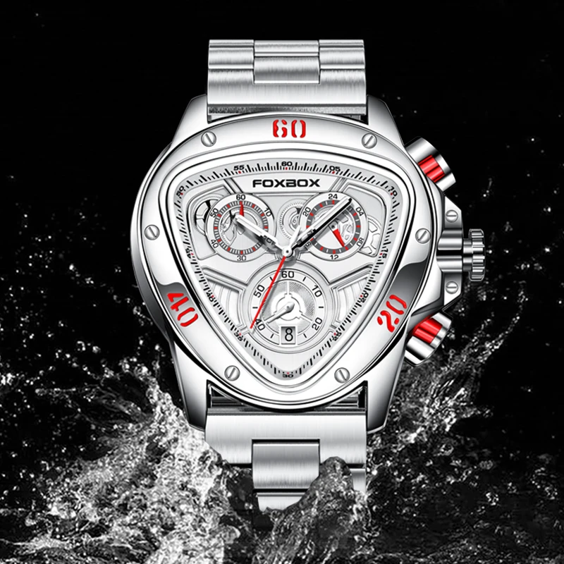 LIGE Mens Watches Top Luxury Brand Waterproof Sport Wrist Watch Chronograph Quartz Military Stainless Steel Relogio Masculino