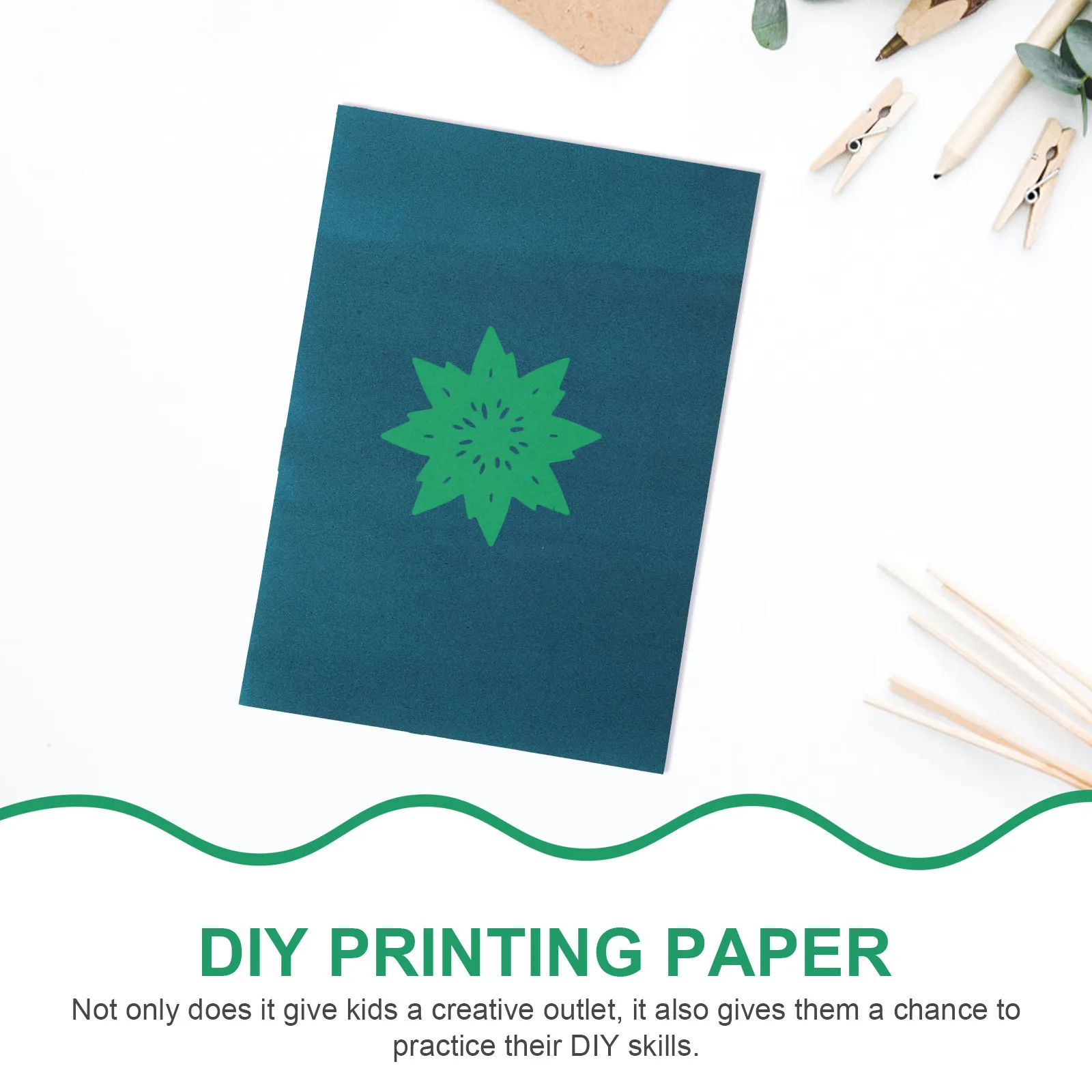 28Sheets Premium Cyanotype Sun Paper A5 DIY Printing Paper for Art Projects Safe Water-Resistant Solar Activated Craft