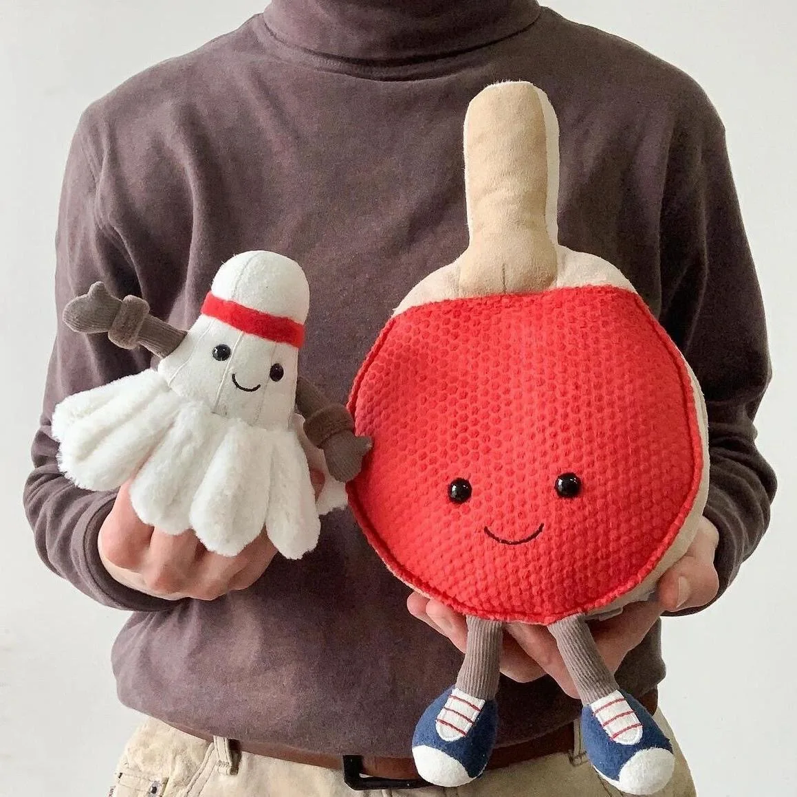 

Table Tennis Racket Plush Toy Creative Racket Plush Toy
