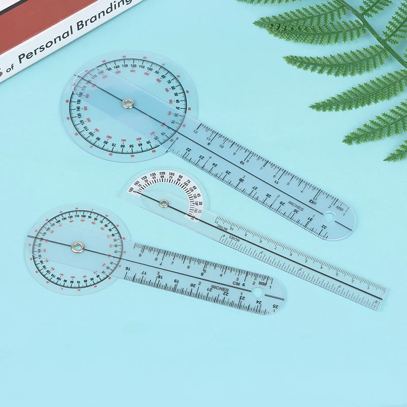 6/8 Inch Goniometer Rule Medical Joint Ruler Calibrated Orthopedics Angle Rule To Measure Joint Angles For Physical Therapists