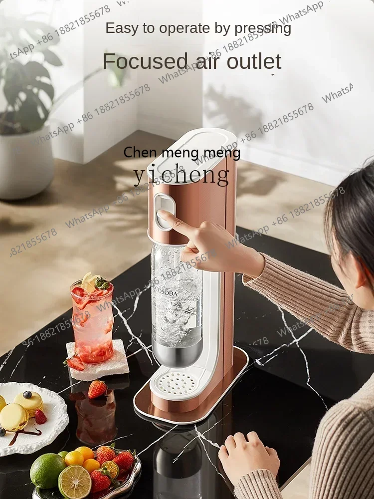 

Hot sales New arrive ZK Stainless Steel Sparkling Water Maker Domestic Soda Water Dispenser Commercial Milk Tea Shop Bubble Mach