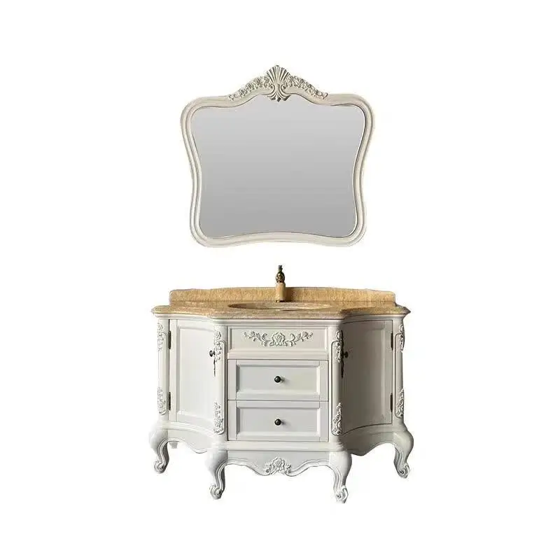 Luxury Modern Bathroom Vanity Unit with MDF Cabinet Smart Mirror Lacquer Finish Customizable Design