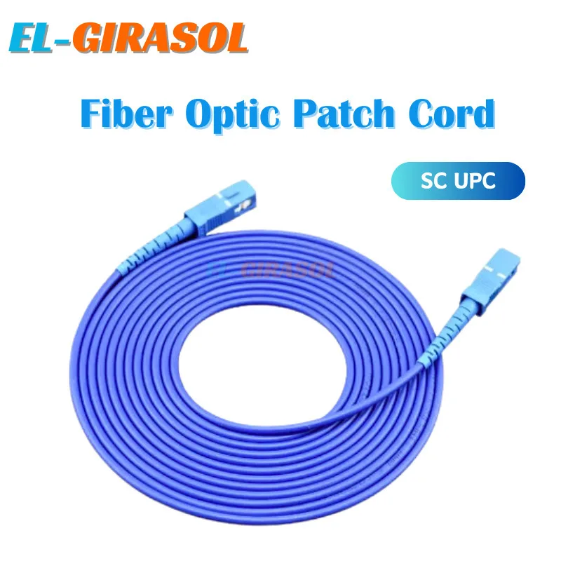 Fiber Optic Patch Cord SC/UPC-SC/UPC 1PCS Armoured SM Fiber Optic Patch Cord 3.0mm Fibra Optica Jumper Single Mode FTTH