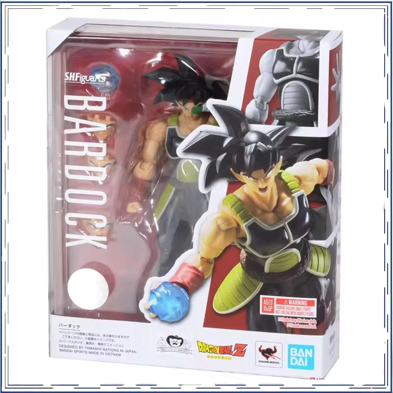 

Bandai Anime Dragon Ball Bardock Super Saiyan Trunks S.H.Figuarts Gifts or Collection Genuine Action Figure Model Toys