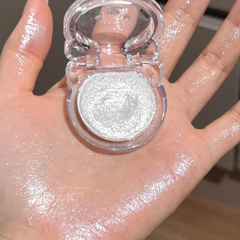 Palette de surligneurs scintillants en diamant, 3 couleurs, éclaircit et contour, peau rayonnante, lueur naturelle pour le festival et le maquillage quotidien