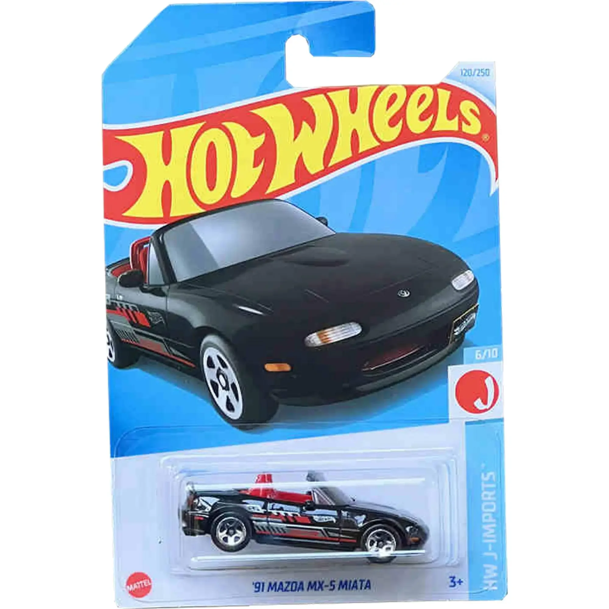 2024 Mazda Hot Wheels Cars Mazda 7B7B Mx-5 Rx-7, литая под давлением модель автомобиля, коллекционные игрушки, подарок для мальчиков, Рождественский