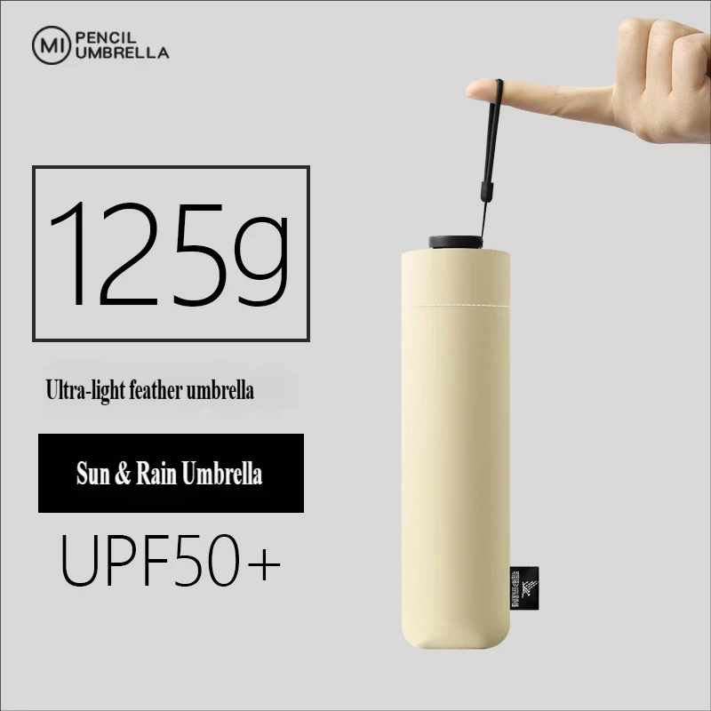 Ultra-Light Japanese UV Protection Travel Umbrella 125g Compact