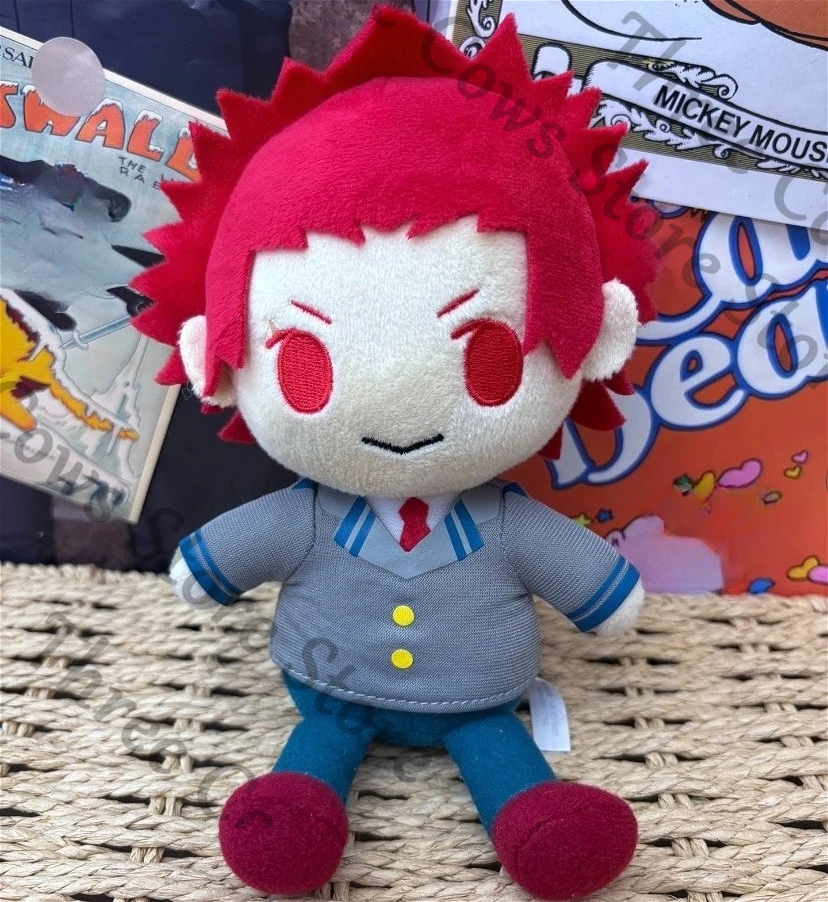 Anime My Hero Academia Kirishima Eijirou Cosplay dibujos animados posición sentada esponjoso Maumet algodón marioneta almohada mascota regalo