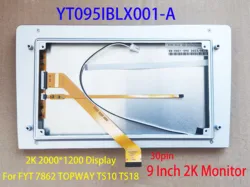 9.5 Inch LCD QLED Screen Monitor YT095IBLX001 002 30Pin IPS 2K Resolution Ratio 1200*2000  With  Touch Sensor Digitizer For CC3