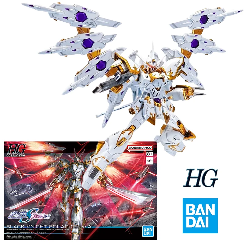 

Bandai in Stock Original HG 1/144 GUNDAM Anime BLACK KNIGHT SQUAD Cal-re.A Action Figures Toys Collectible Model Gifts for Kids
