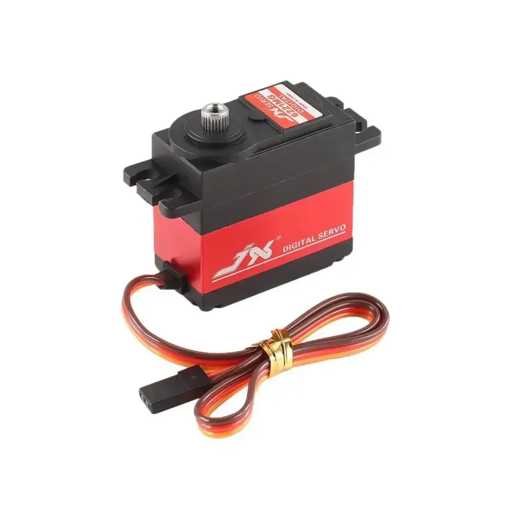JX PDI-6221MG Servo digital impermeable de 20 kg 120 ° /180 ° /360 °   Engranaje de Metal de alto par para pieza de helicóptero Robot de barco de coche RC 1/8 1/10