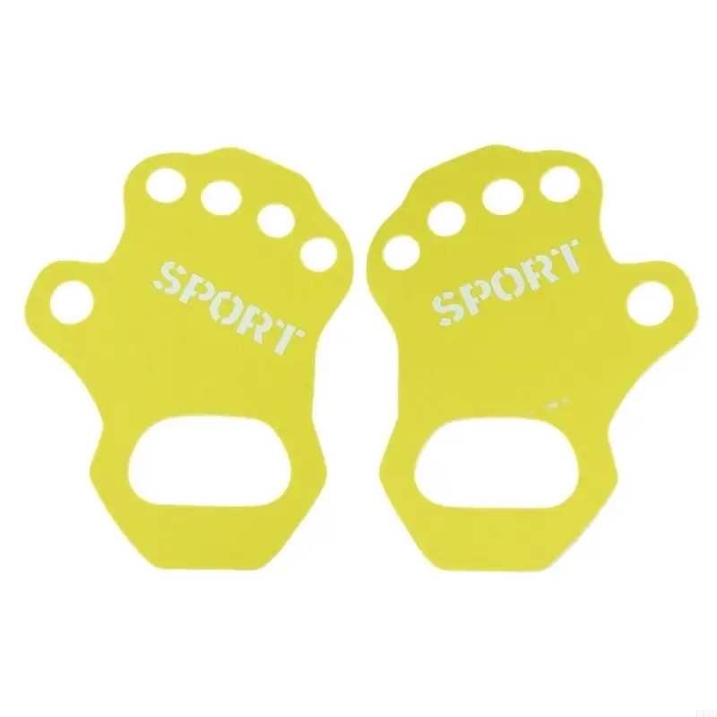 Weightlifting Gloves Men Women Palms Protector Nonslip Workout Five Finger Glove 