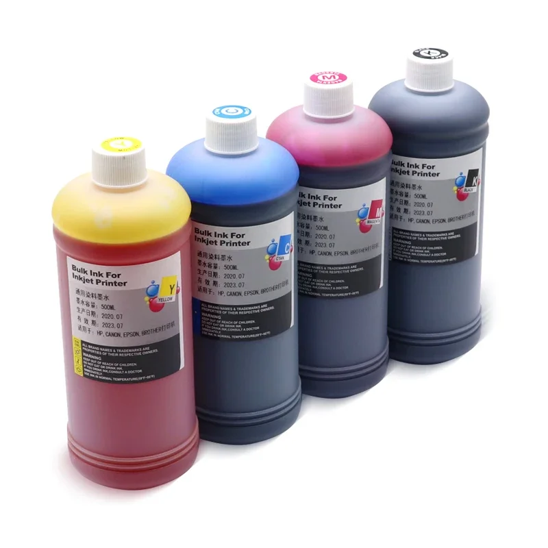 500ml Dye Ink for HP 10 82 for HP Designjet 500 500ps 800 800ps 100 110 70 K550 K5400 K8600 printer Ink 10 11 82 88