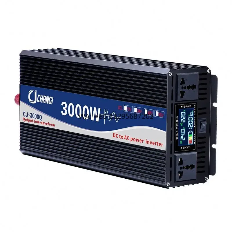 

5000W Pure Sine Wave Power Inverter 50Hz to 60Hz 12V DC to 220V AC High Power Inverter & Converter