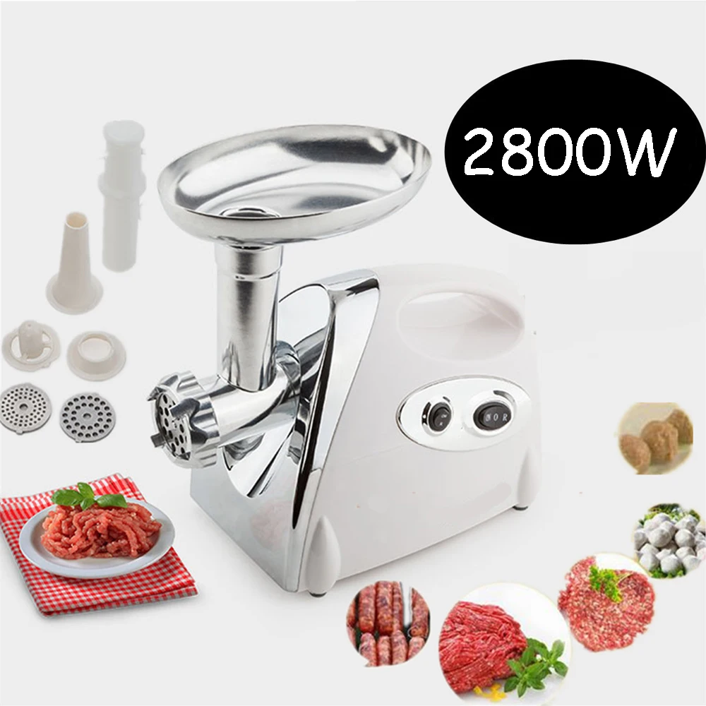 Kitchen Mincer Grinder 2800W  Electric Meat Grinder  Home Meat Mince Sausage Stuffer Food Processor Chopper Sonifer