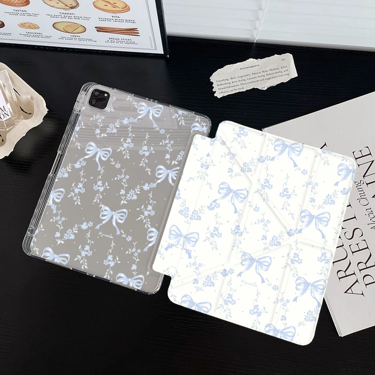 3+Y Fold Case For SamsungS9S10 Plus 12.4 iPad 4/5th 10.9 Air11 2024 iPad10.2 7/8/9th SamsungS7S8S9 11 iPad 11th 2025