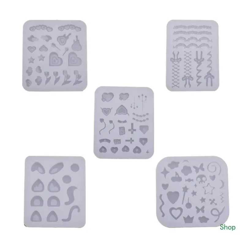 

Dropship Small Color Strip Resin Casting Mold Resin Art Mold Crystal Silicone Mold Epoxy Resin Keychain Pendant Mold