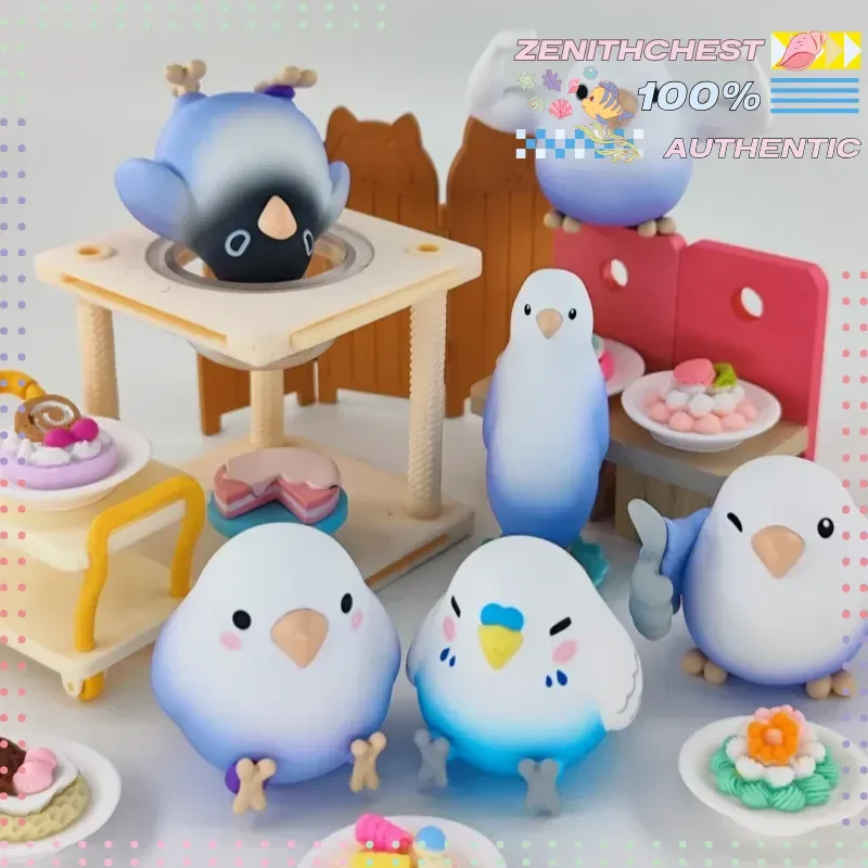 

Hot Plzdot Little Bird Taro Balls Mini Series слепая коробка Bad Bad Birdie 3, фигурка Mini Taro Balls Bird Collection Mystery Box