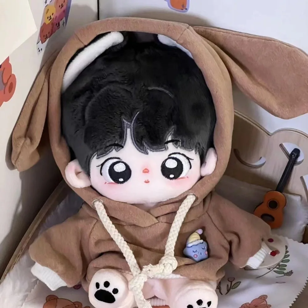 20cm綿人形用スウェットパーカー かわいい服 パーカー ミニ服 手作りパーカー 衣装 ミニかわいい人形 20cm服