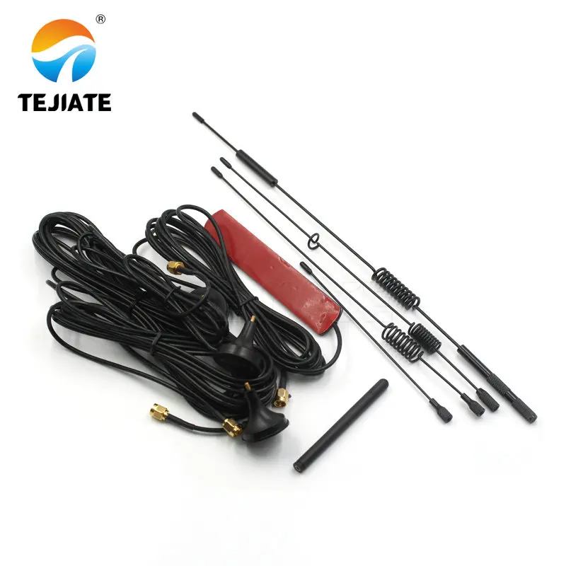 2.4G 5G 5.8G dual frequency suction cup antenna 5-12dbi wireless routing SMA omnidirectional high gain wifi antenna