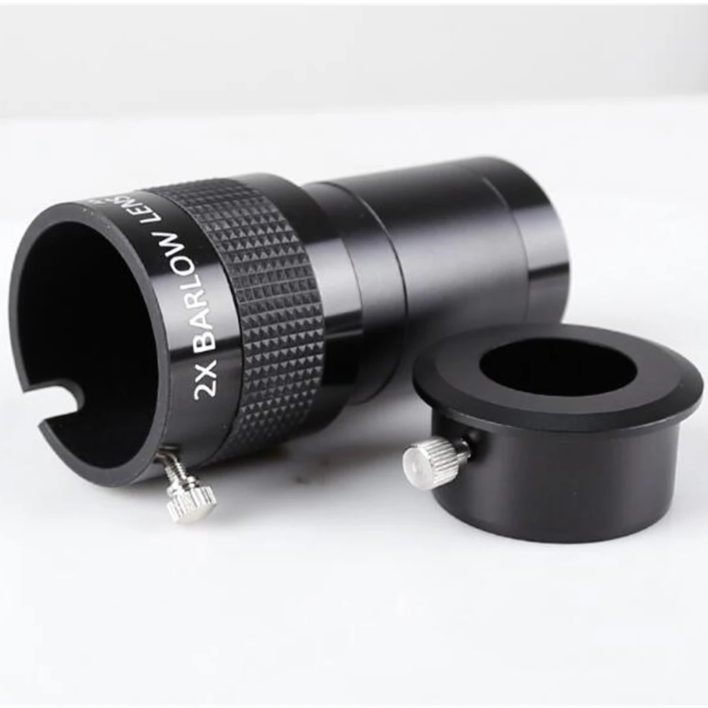 Angeleyes Telescope Accessories 2 Inches M42 Metal 2X Extender 2X Barlow Lens Thread Barlow Mirror Lens