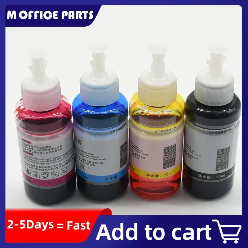 1set Refill Dye Ink for Epson L Series Printer 4 Colors