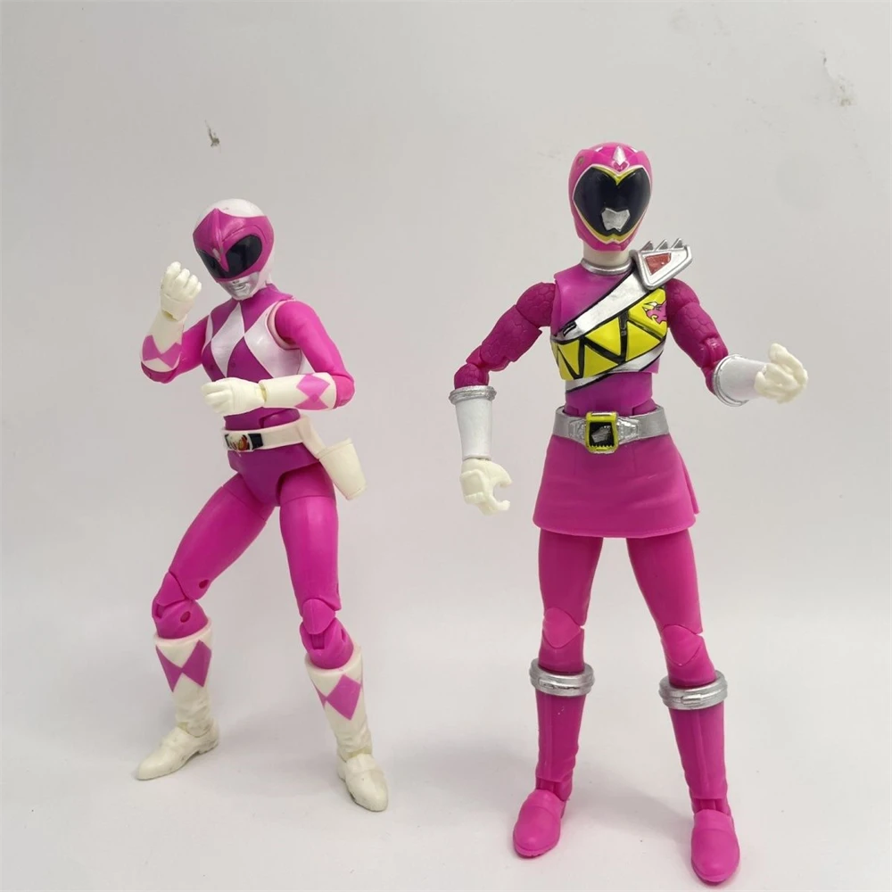 Hasbro Power Rangers Pink Ranger 6-Inch Barang Asli dalam Kemasan Massal Adalah Model Boneka Aksi yang Rusak Hadiah Ulang Tahun