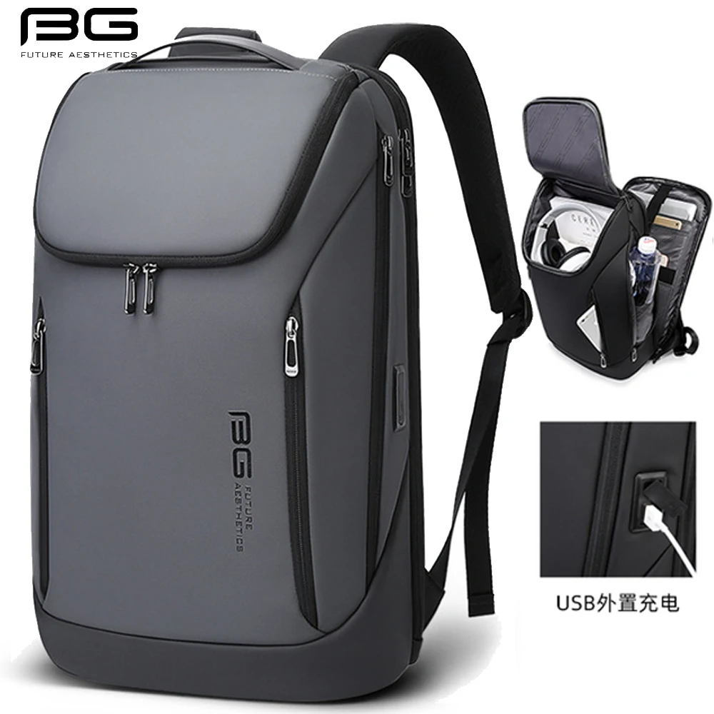 Bange 17.3 Laptop Backpack Large Waterproof Business Backpacks USB Charging Men Big Travel Bag School Back pack Male Mochila