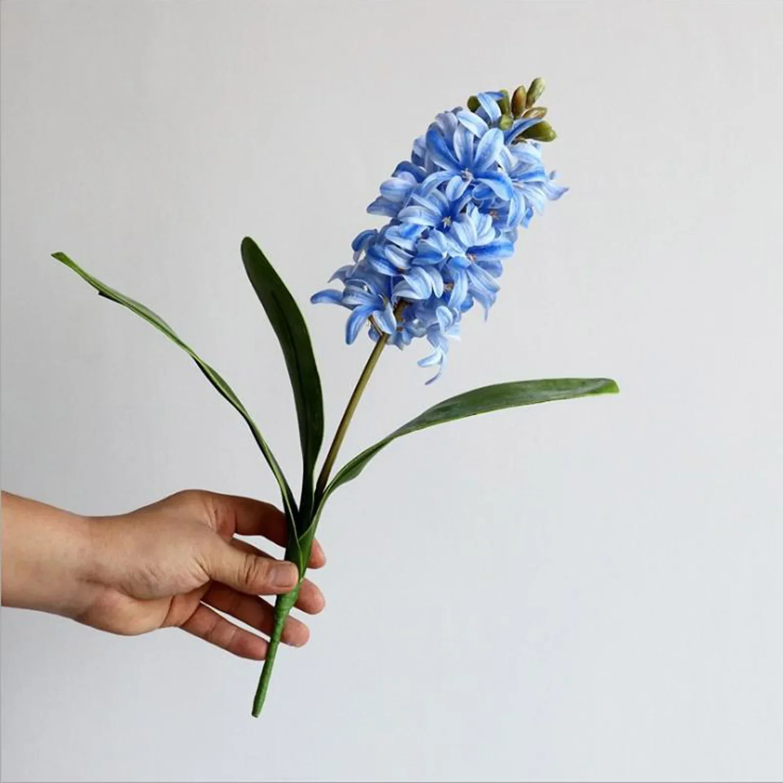 Artificial Hyacinth PE Hyacinthus Orientalis Simulation Flowers Plastic Real Touch Material: PE Romantic And Warm Decorations