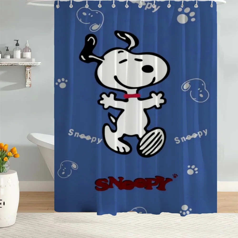 Bathroom Shower Curtain Home Tentacles Snoopy Washable Waterproof Fabric Shower Curtain Curtains in the Bathroom Items Bath