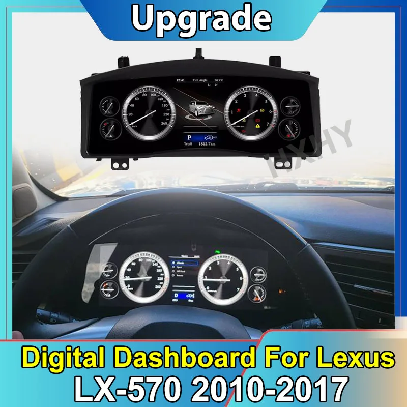 

Автомобильный ЖК цифровой кластер Виртуальная кабина SpeedMeter Dash для Lexus LX-570 2010-2017 приборная панель