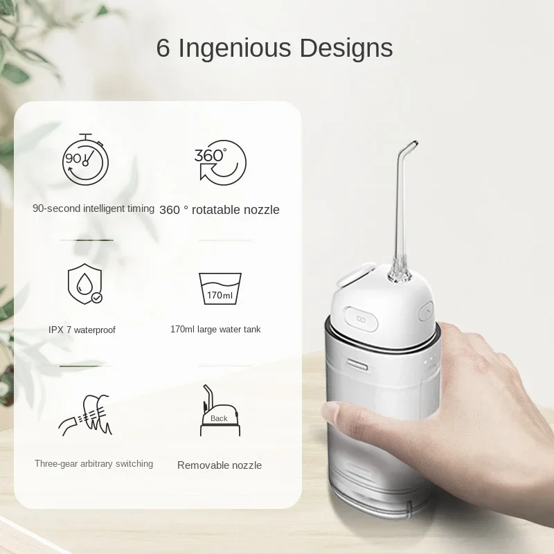 Oral Irrigator Dental Thread Irrigation Water Flosser Portable Mini Water Pick Waterpick for Teeth Cleaner Cleaning Machine