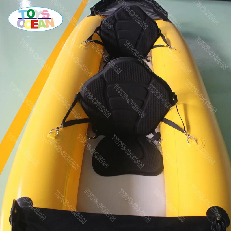 Factory Wholesale Cheap 2 Person PVC Trap Kayak Inflatable Fishing Boat with Chairs - view 6